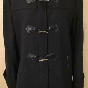 Liz Claiborne Black Wool Coat